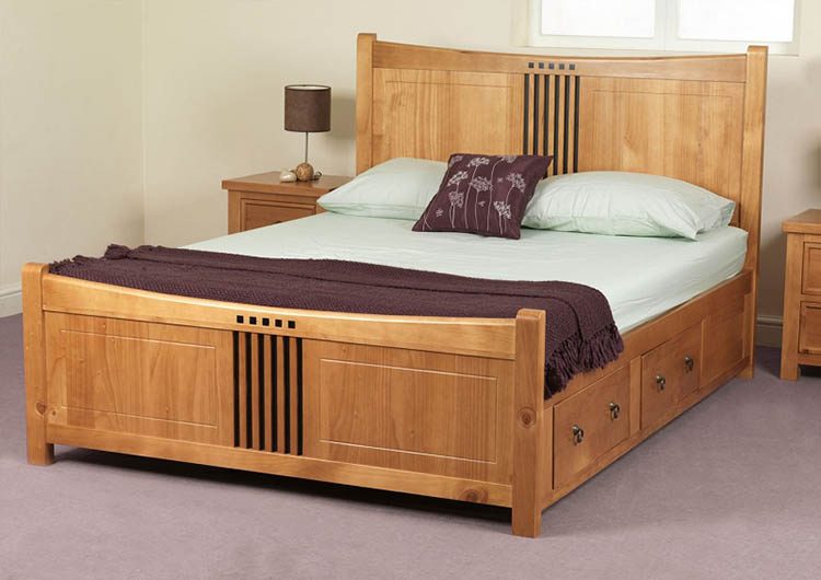 <b>giường ngủ </b> gỗ hộp