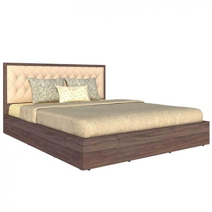 Giường ngủ gỗ bọc da