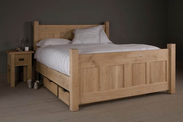 <b>giường ngủ </b> gỗ đơn giản hiện đại